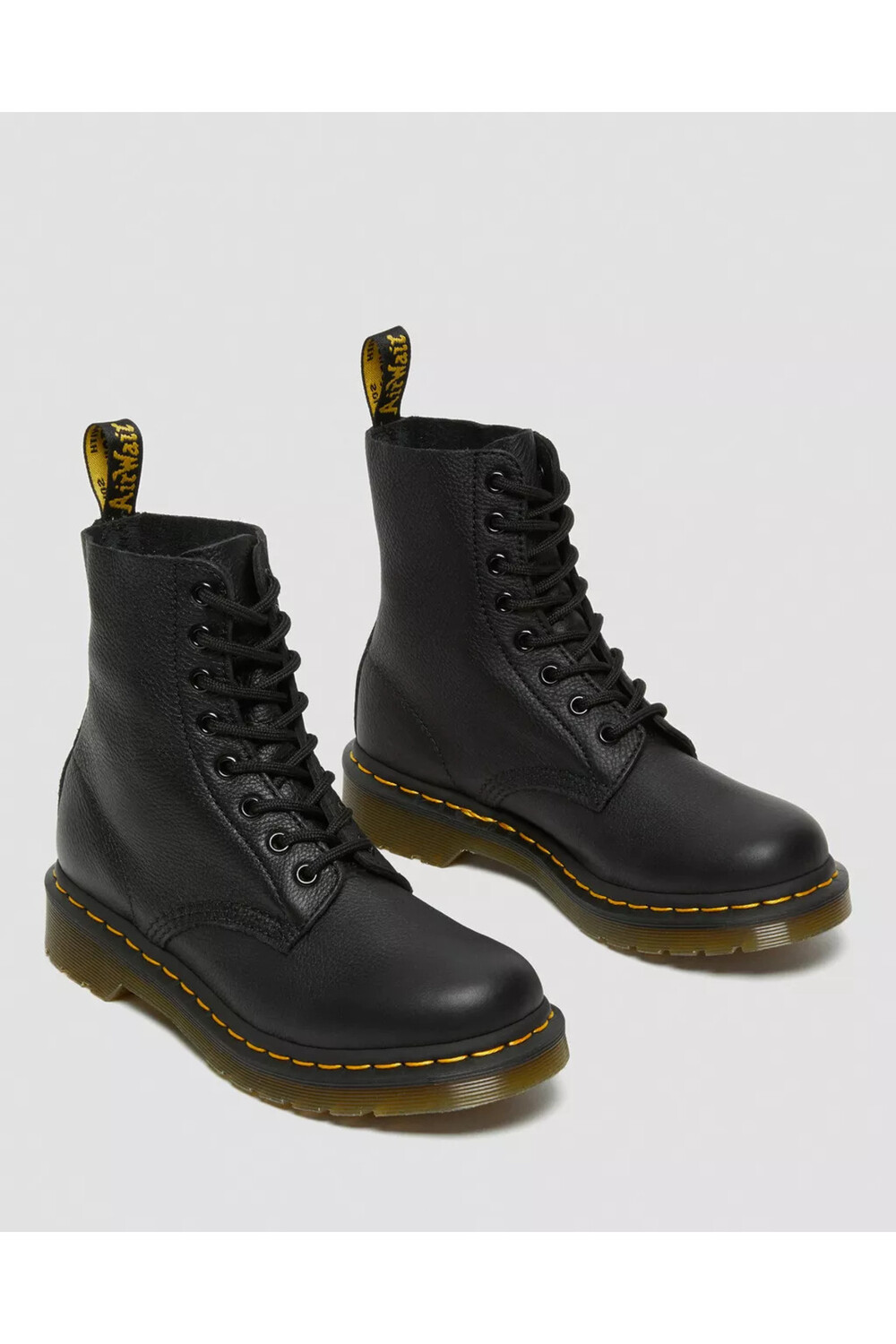 

Ботильоны - Черный - На плоской подошве Dr. Martens, черный