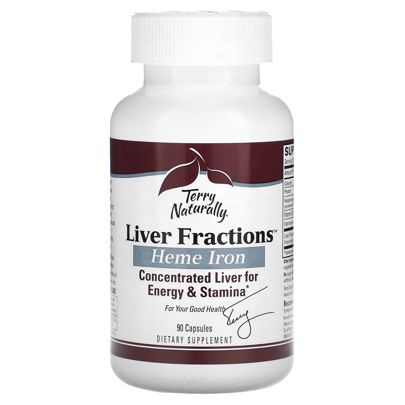 

Liver Fractions, 90 капсул, Terry Naturally