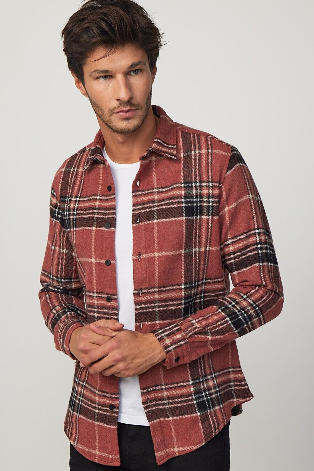 

Мужская рубашка узкого кроя в клетку Lumberjack Slim Fit TUDORS, смешанный