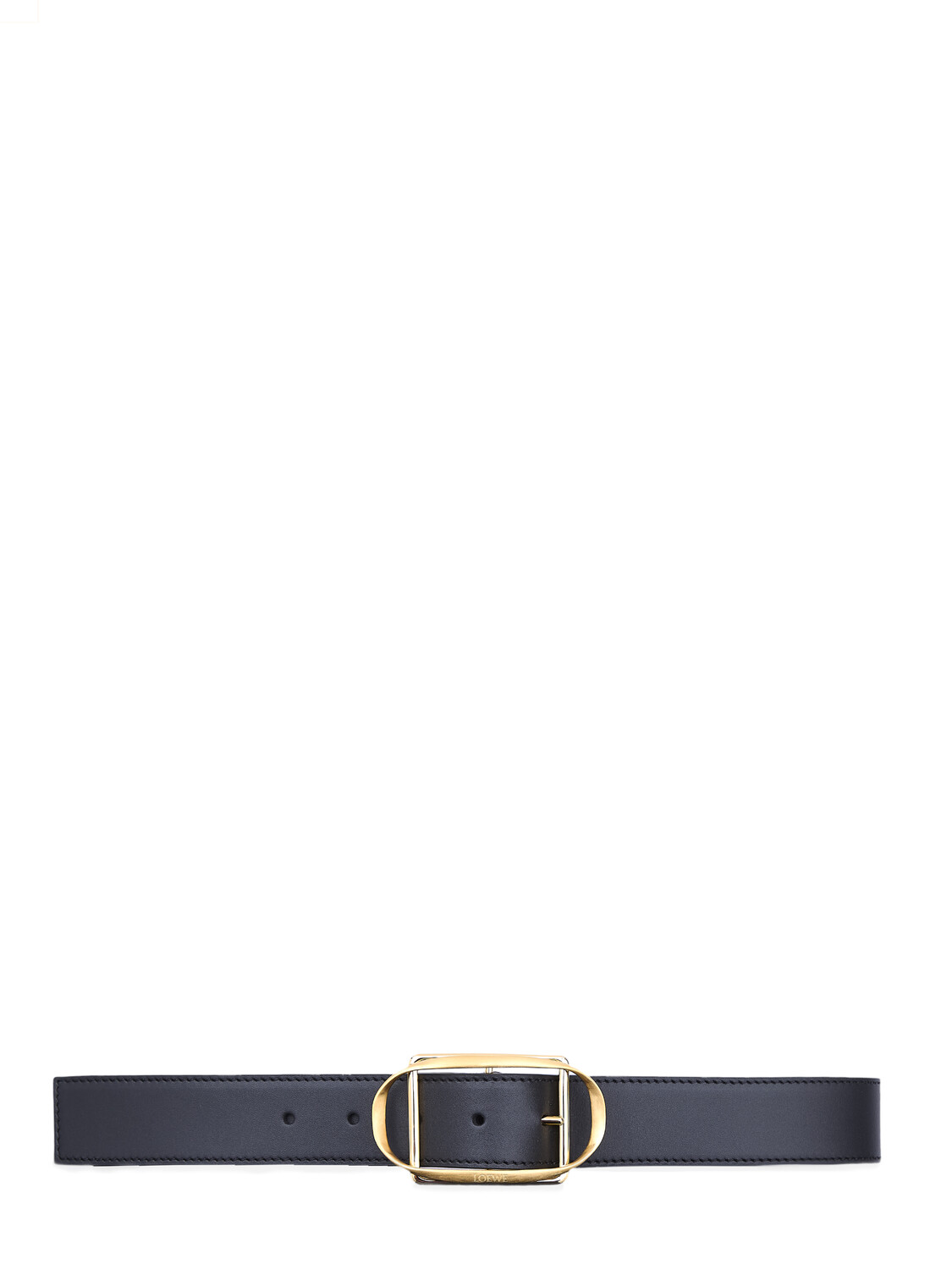 

Ремень Loewe Curved buckle, черный