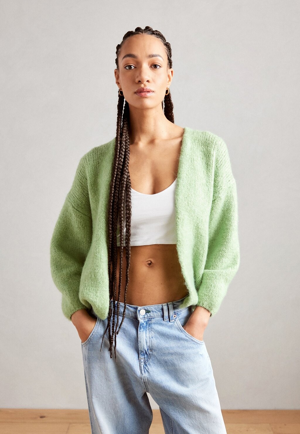 

Кардиган CARDIGAN VANESSA Lindex, зеленый