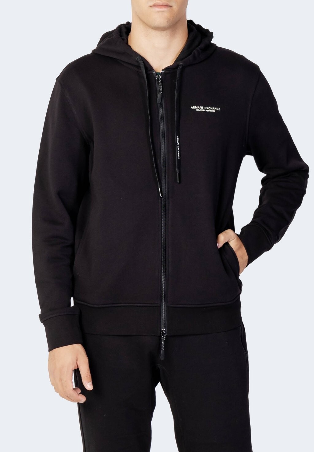 

Толстовка на молнии Armani Exchange, черный