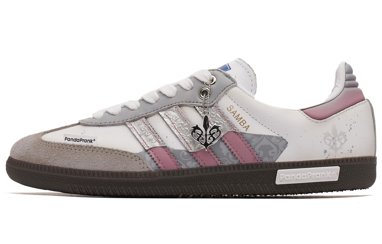 

Adidas originals Samba Series Обувь для скейтбординга унисекс, White/Gray/Pink