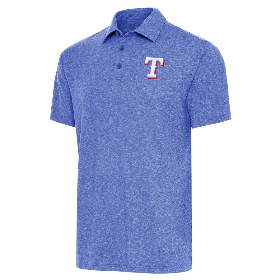 

Поло с коротким рукавом Antigua Texas Rangers, роял