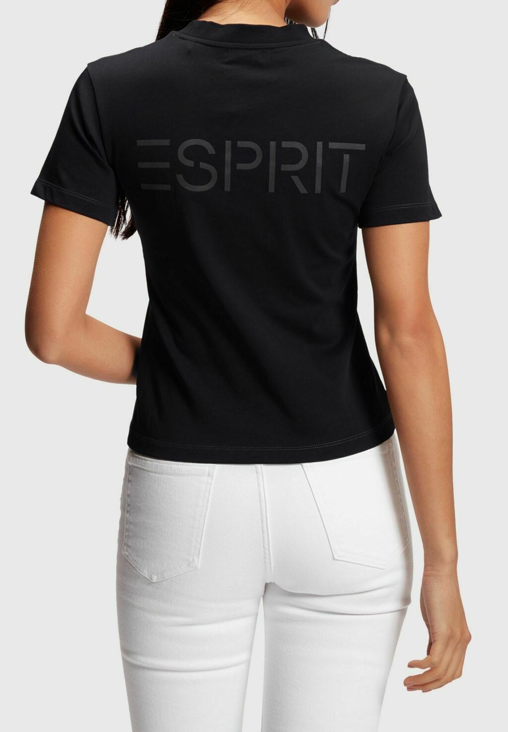 

Футболка с принтом Esprit, черный