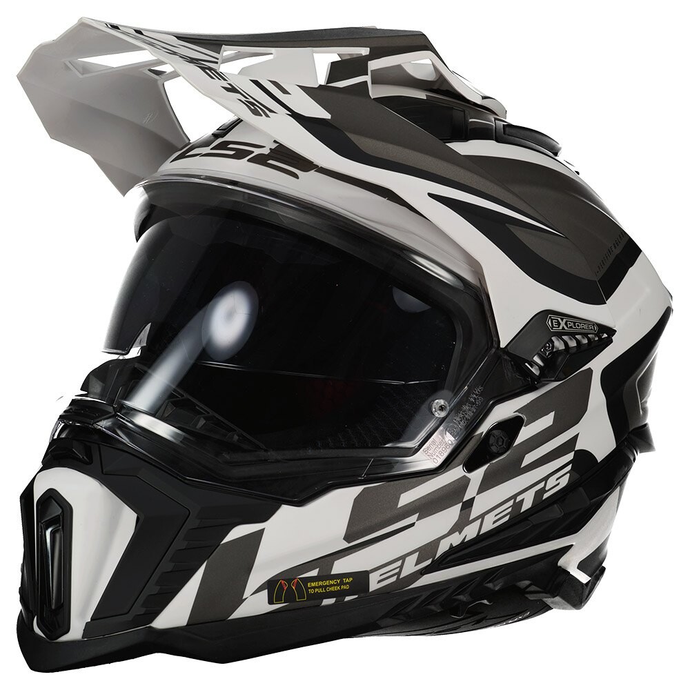 

Шлем для бездорожья LS2 MX701 Explorer Alter, белый