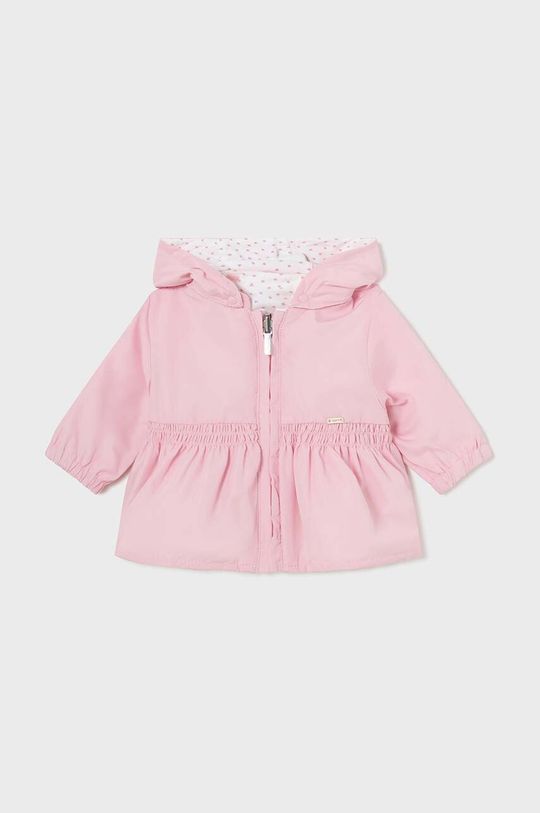 Двусторонняя куртка для новорожденных Mayoral Newborn, розовый