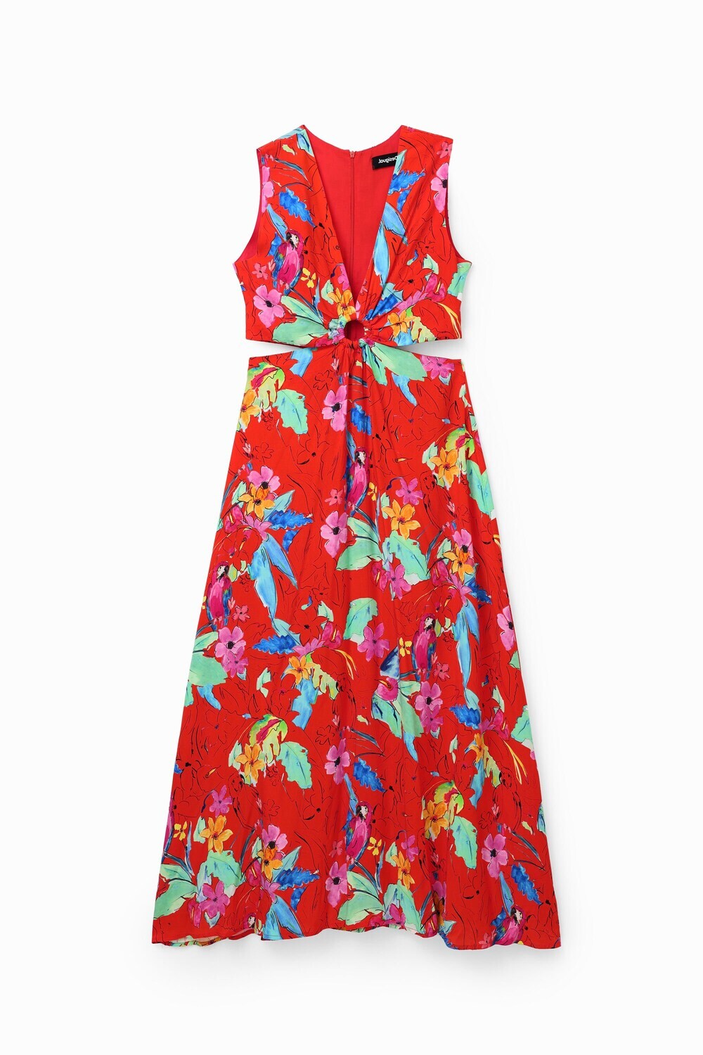 

Летнее платье Desigual Praga, оранжево-красный
