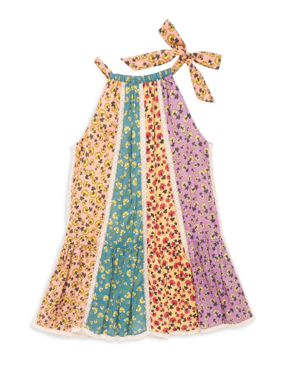 

Платье Tiggy с бретелью через шею для маленьких девочек Zimmermann Kids