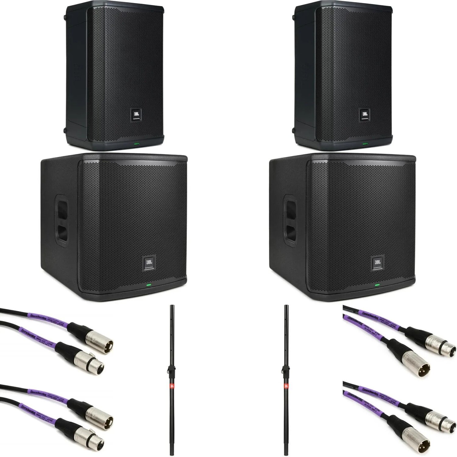 

Комплект 8-дюймового активного громкоговорителя JBL PRX908 и активного сабвуфера PRX915XLF 15 дюймов
