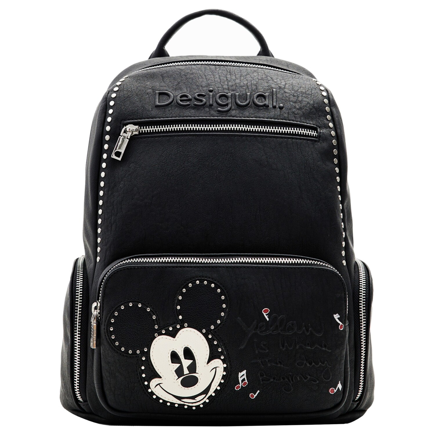 

Рюкзак Desigual Mickey Rock Chester M 35 cm, черный