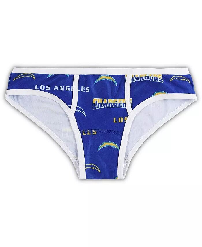 

Женские трикотажные трусики с революционным принтом Royal Los Angeles Chargers Concepts Sport, синий
