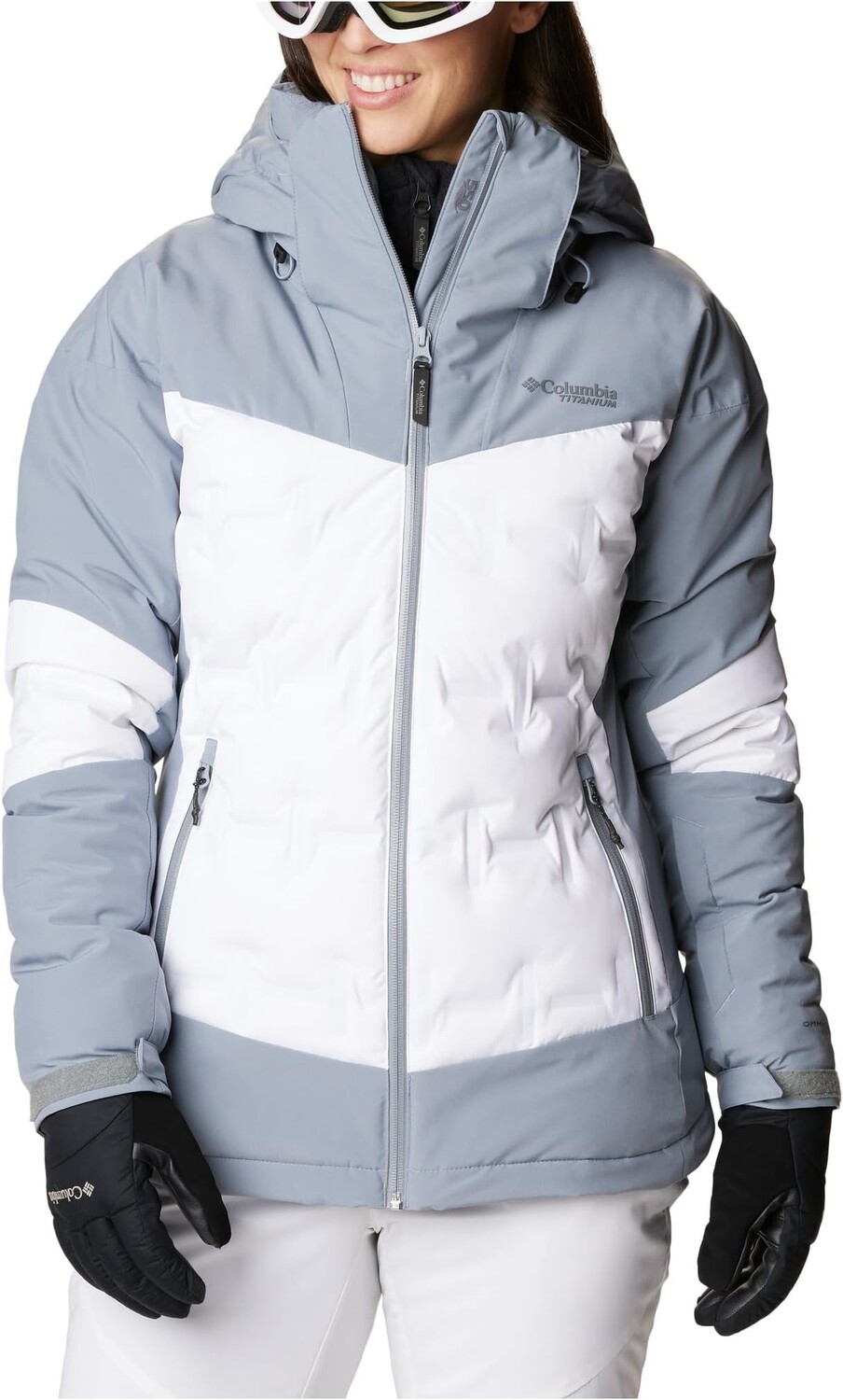 

Куртка Wildcard III Down Jacket Columbia, цвет White/Tradewinds Grey