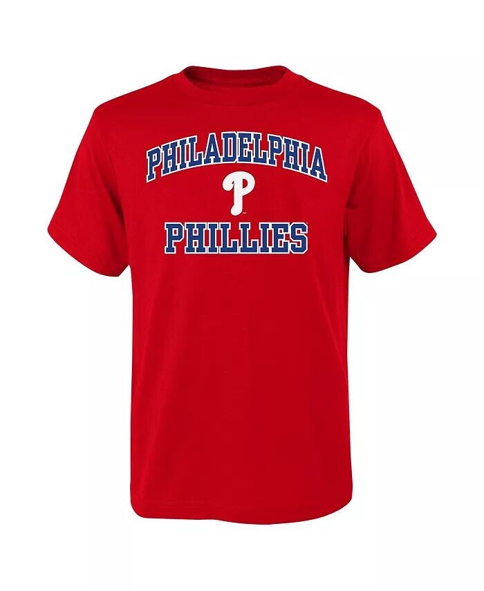 

Красная футболка Big Boys Philadelphia Phillies Heart and Soul Fanatics, красный