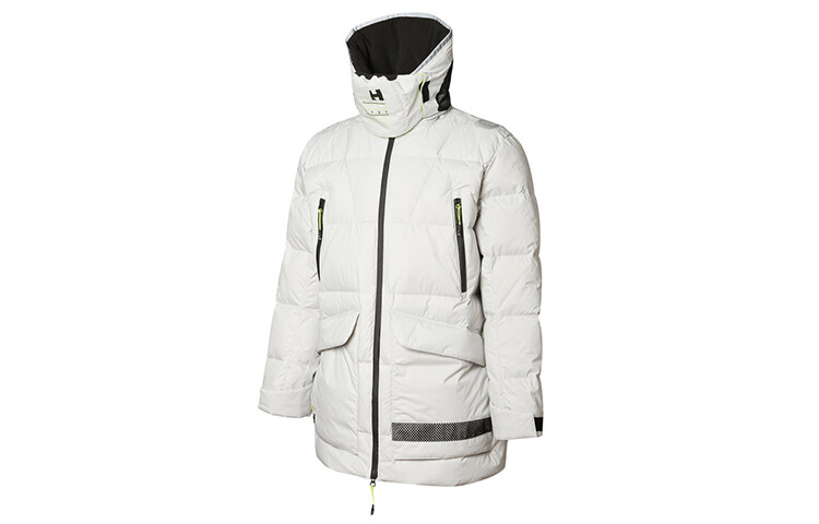 

Мужской пуховик с капюшоном Puma x Helly Hansen серый