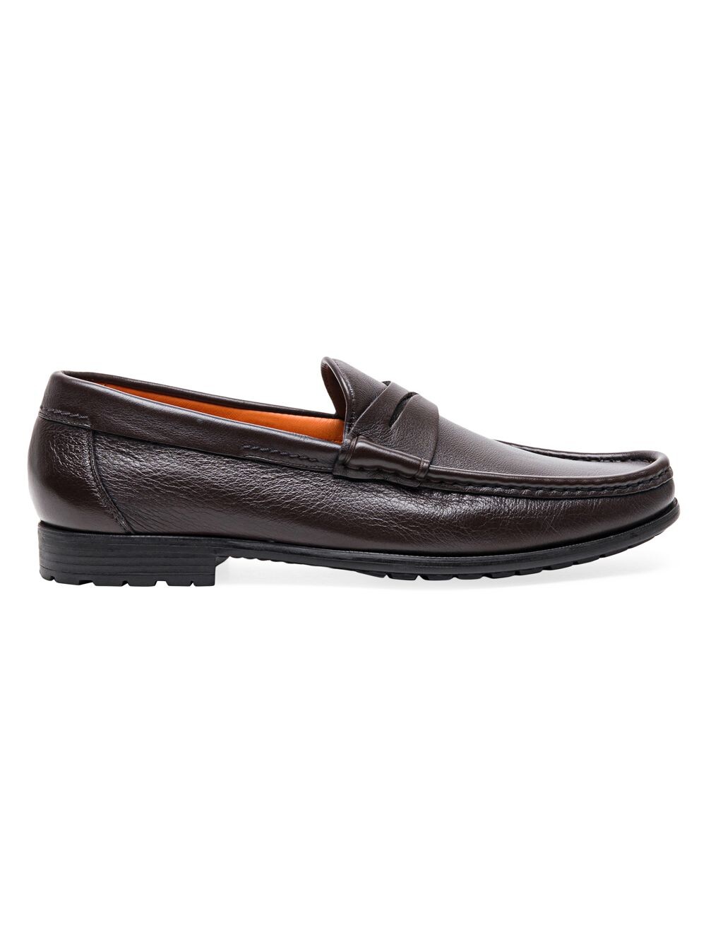 

Кожаные лоферы Ascott Mini Lug Sole Santoni, коричневый