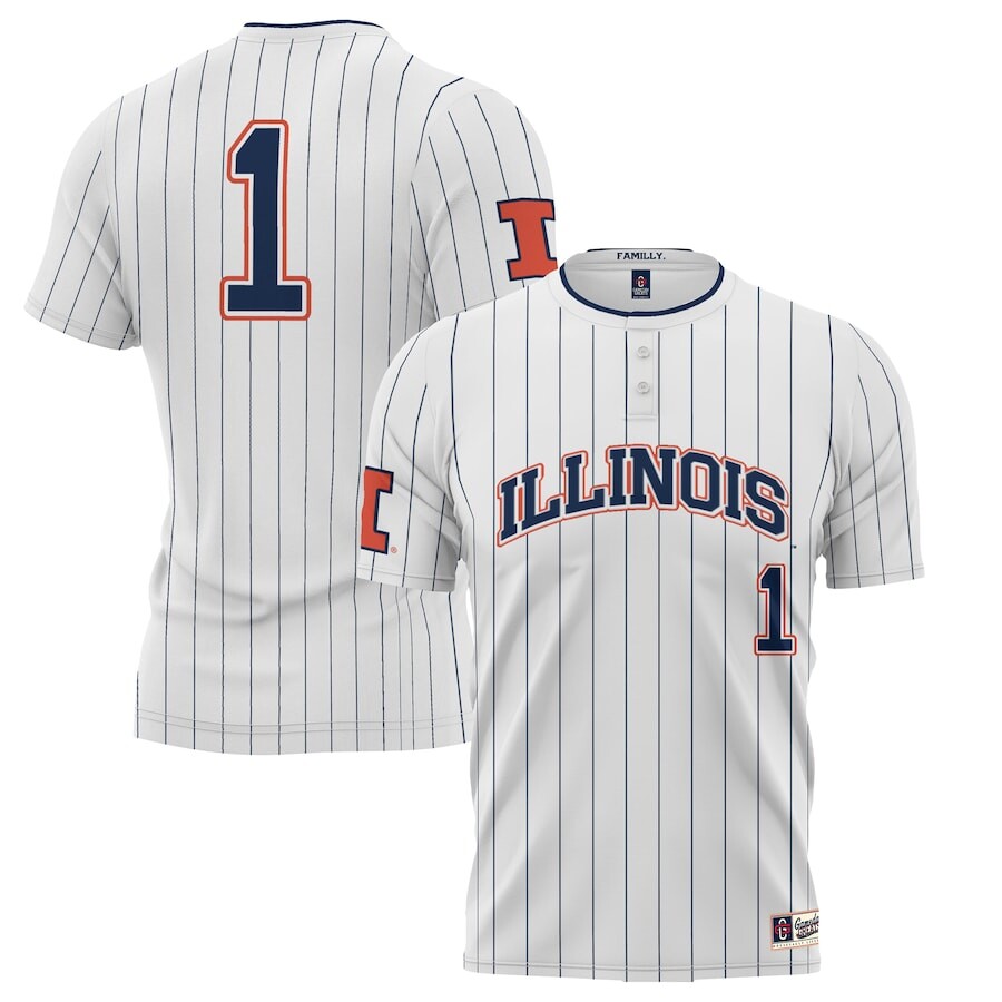 

Джерси ProSphere Illinois Fighting Illini, белый
