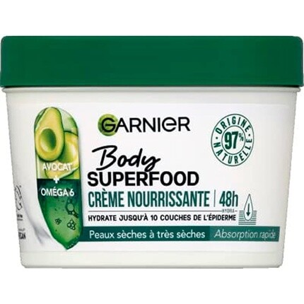 

Body Superfood Питательный крем для тела с авокадо и омега-6, Garnier