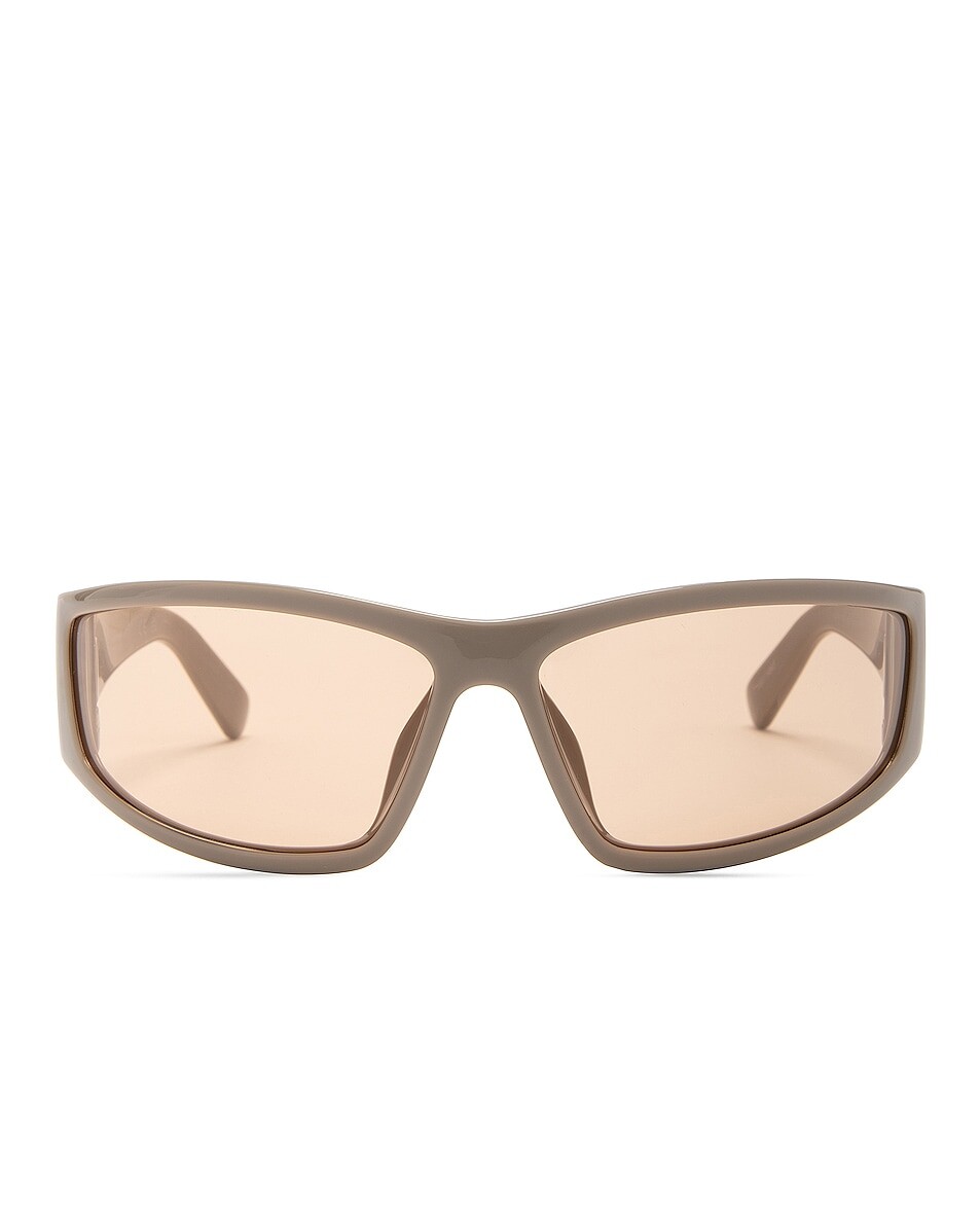 

Солнцезащитные очки Stella Mccartney Mask, цвет Beige & Roviex