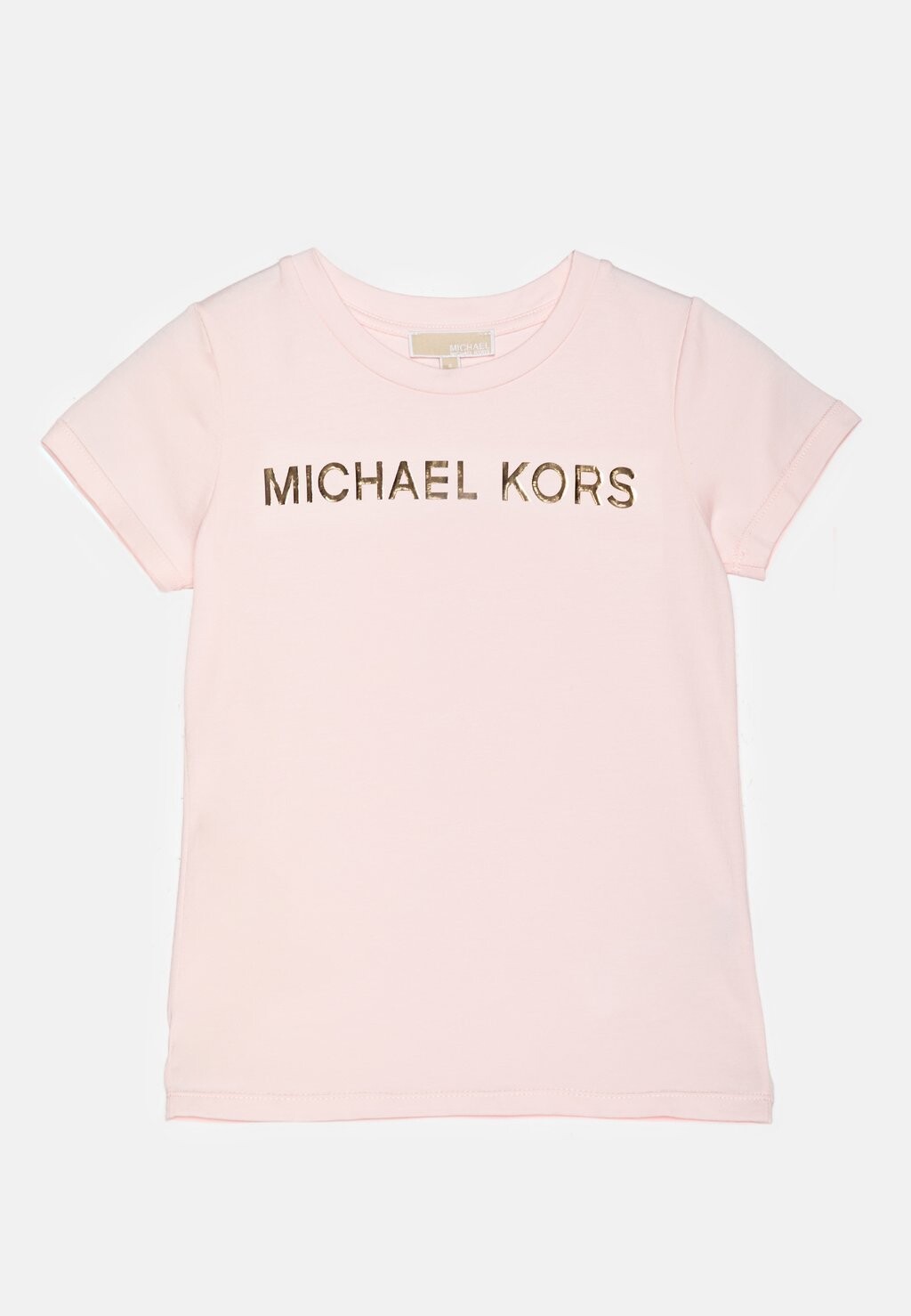 

Футболка с принтом SHORT SLEEVES TEE Michael Kors Kids, цвет pale pink