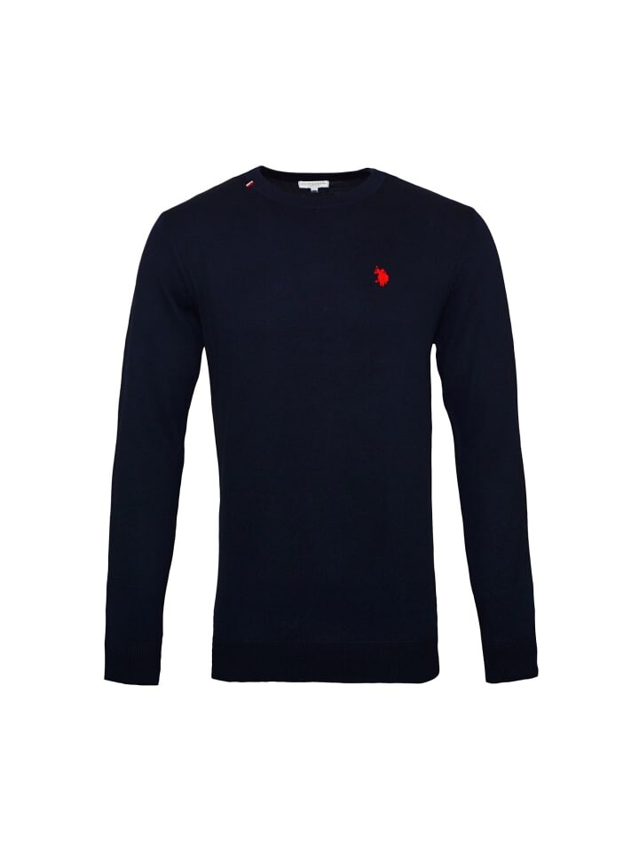 Пуловер U.S. Polo Assn., темно-синий