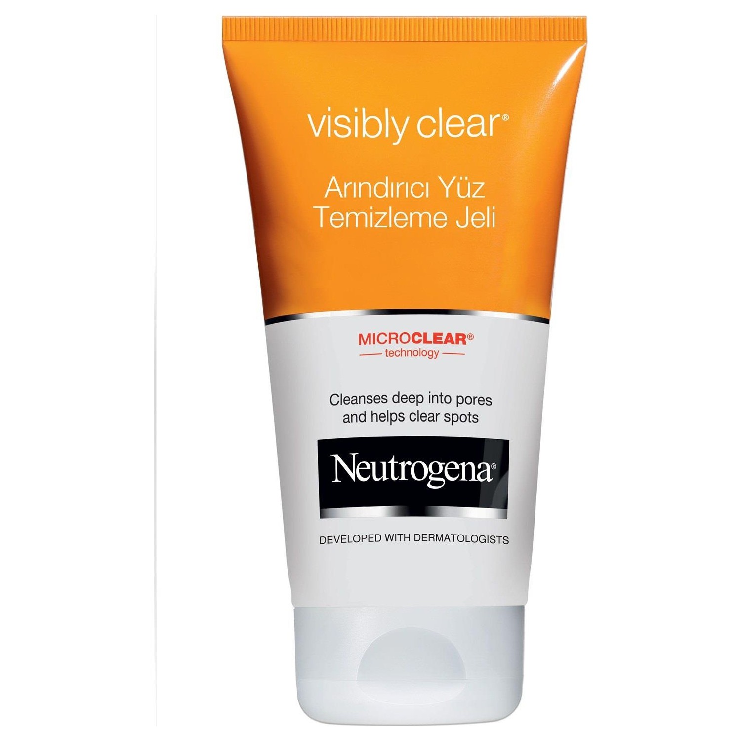 Очищающий гель для лица Neutrogena с видимой чистотой, 150 мл гель против прыщей sauce pimple gel visably clear 15 мл