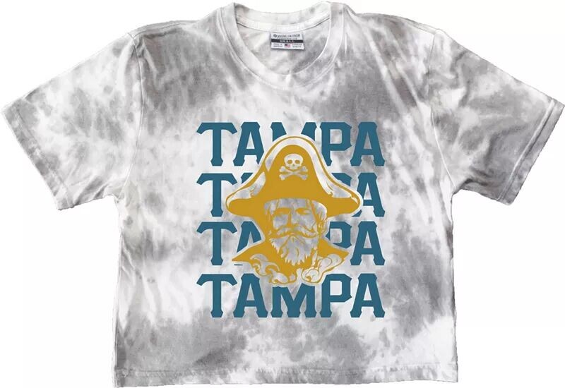 

Женская укороченная майка с завязками Tampa Tie Die City Where I'M From родом