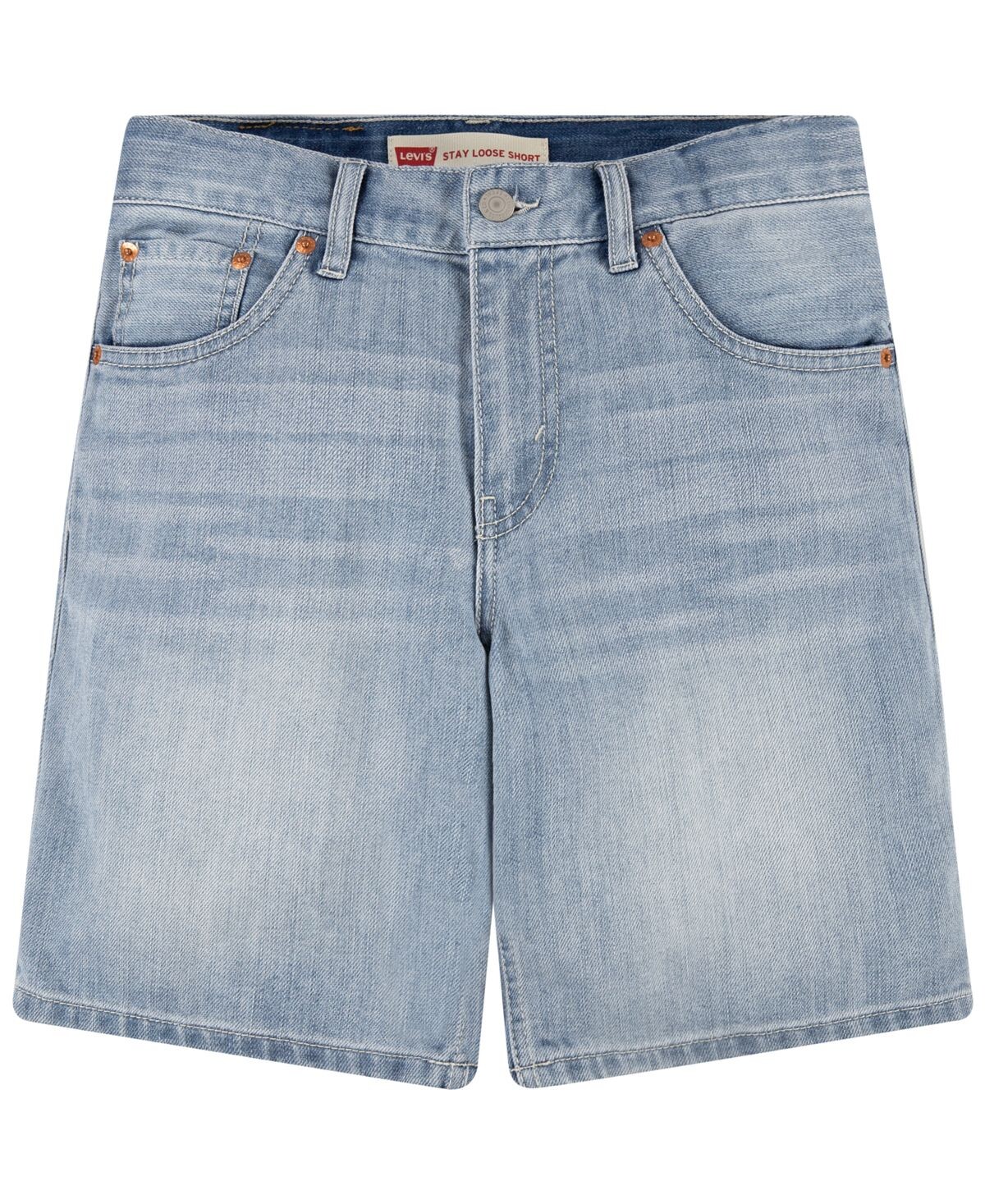 

Свободные джинсовые шорты для мальчиков с поясом для малышей Levi's