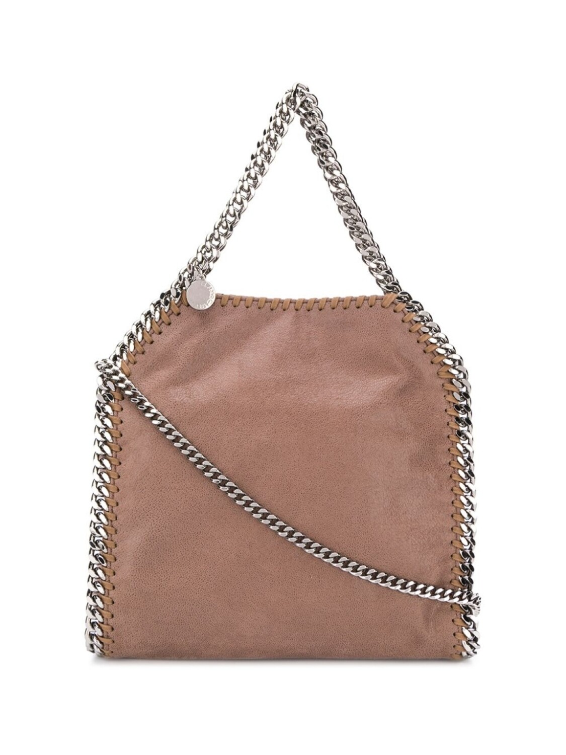 

Stella McCartney сумка мини Falabella, коричневый