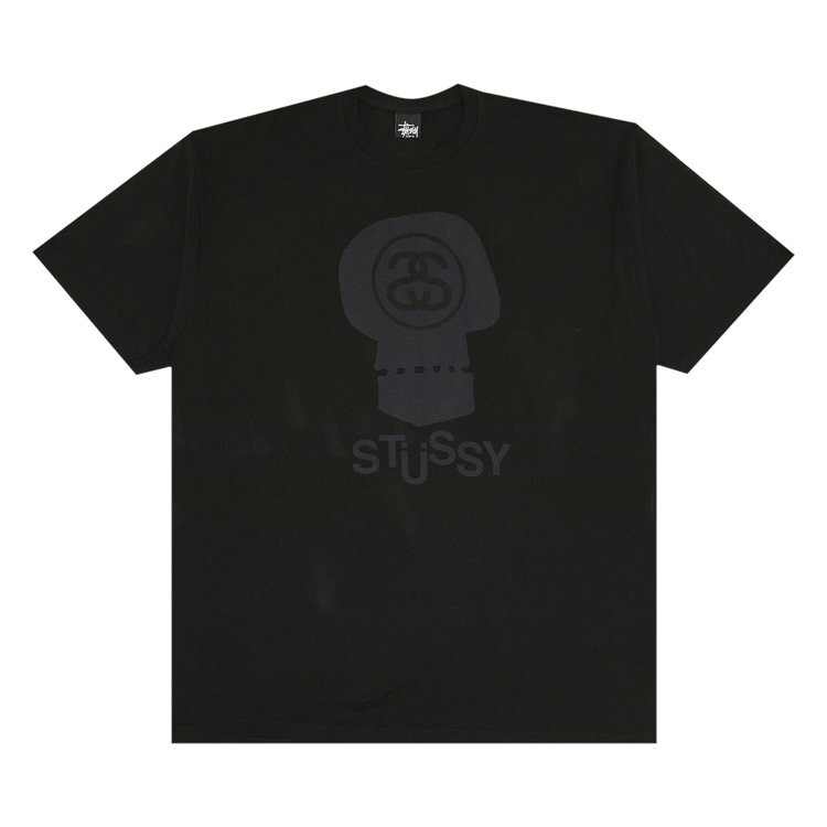 Футболка Stussy Link Skull 'Black', черный