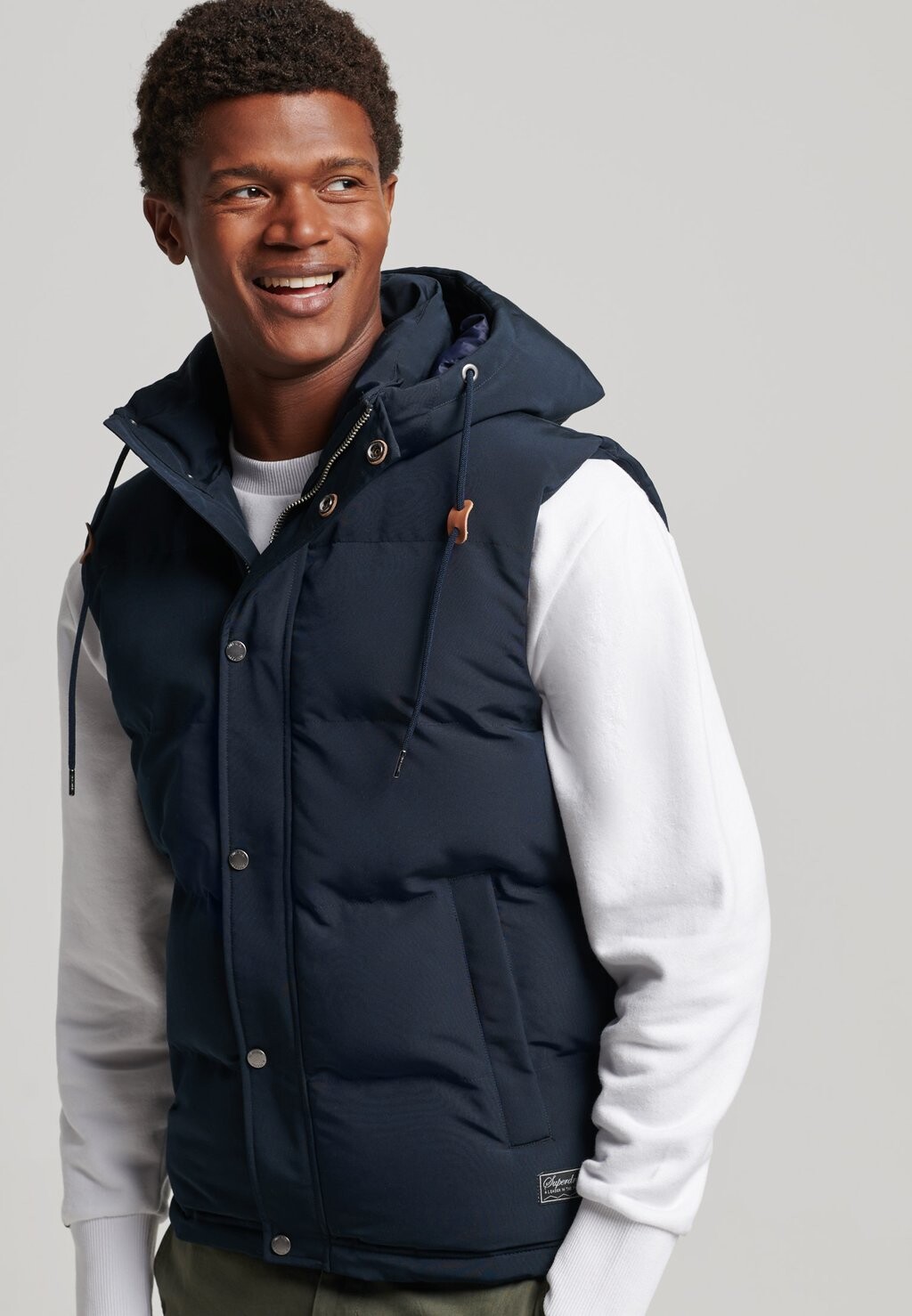 

Жилет Superdry ЭВЕРЕСТ, затмение темно-синее, Синий