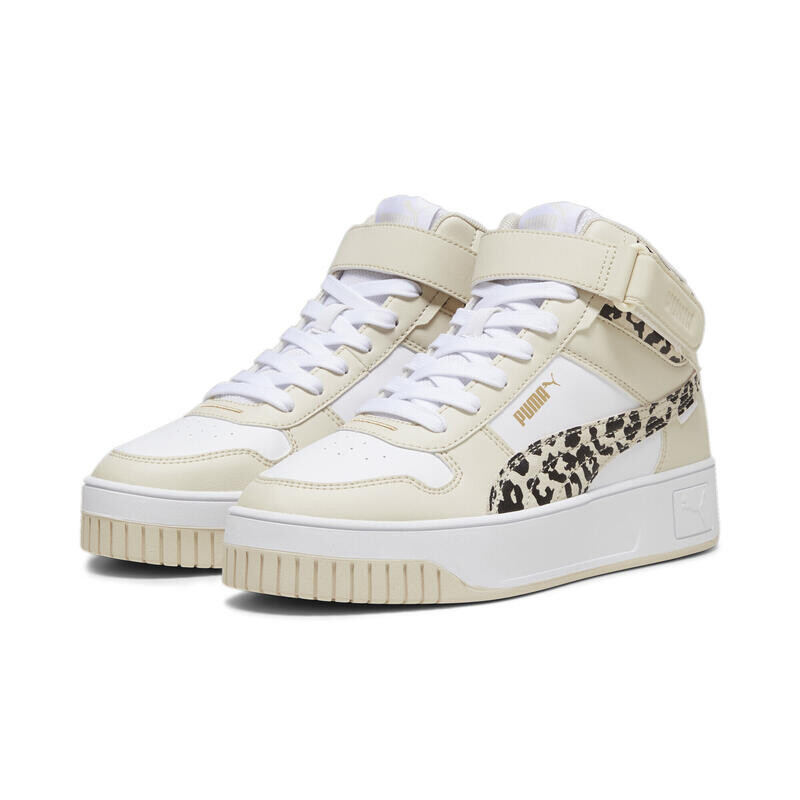 

Кроссовки Carina Street Animal Mid женские PUMA White Alpine Snow Gold