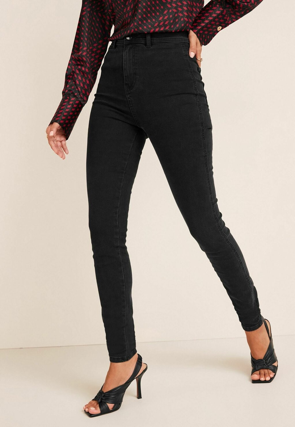 

Джинсы Skinny Fit Next, черный