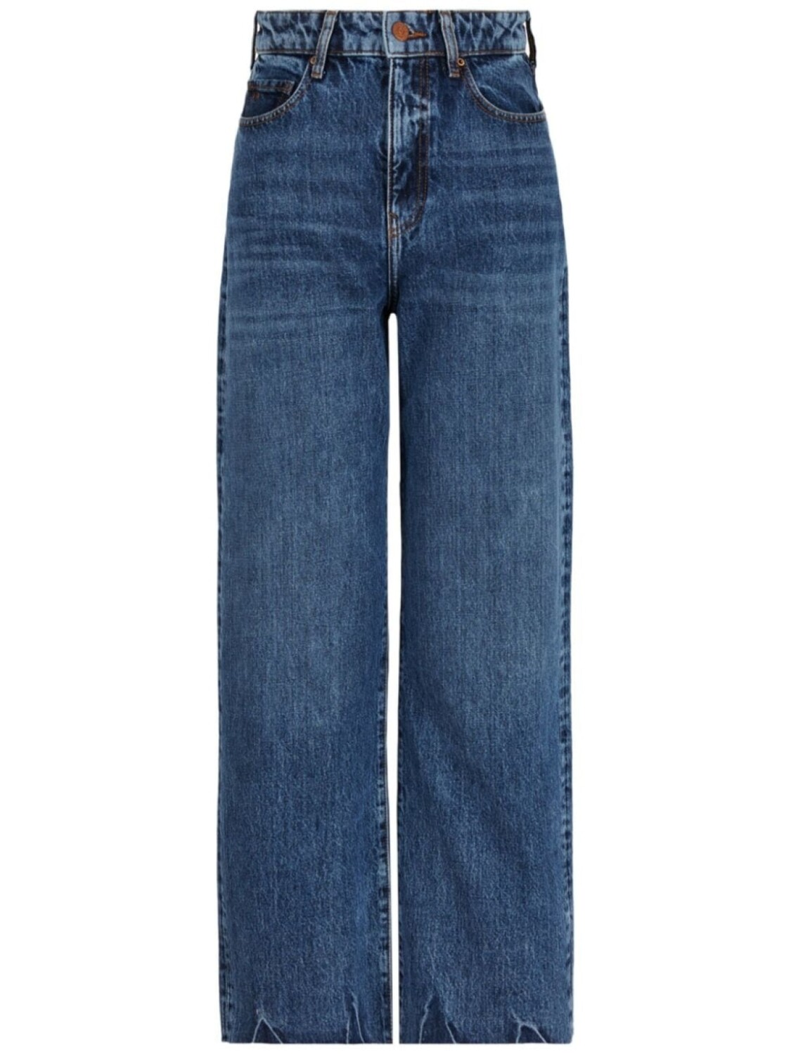 

Armani Exchange прямые джинсы с логотипом, синий