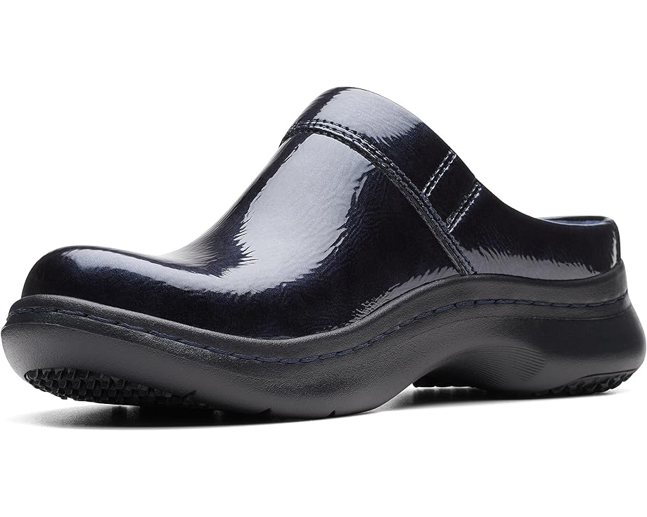 Сабо Clarks ClarksPro Clog, цвет Navy Patent Leather