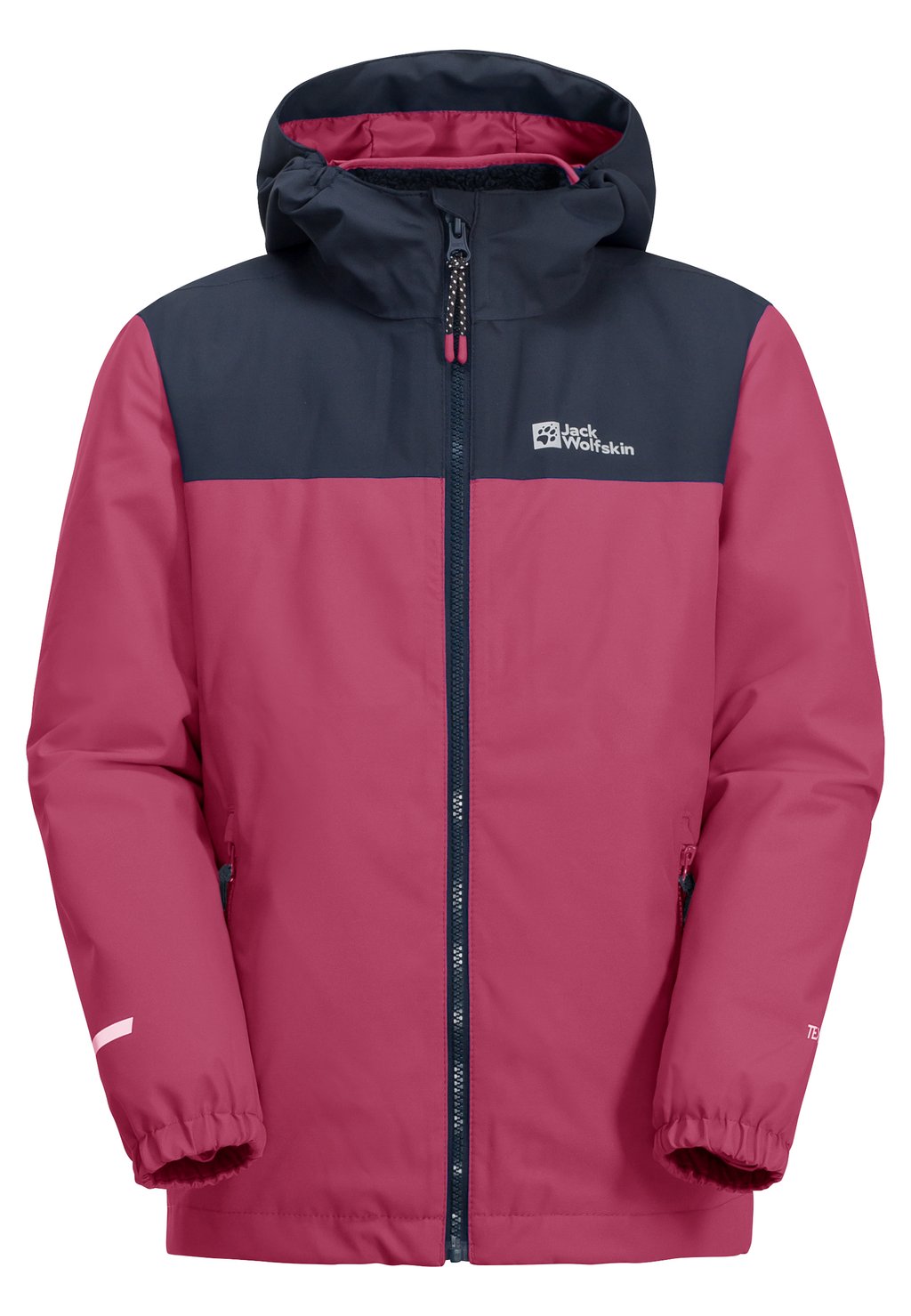 Куртка для отдыха SNOWCURL 3-IN-1 Jack Wolfskin, цвет dark fuchsia