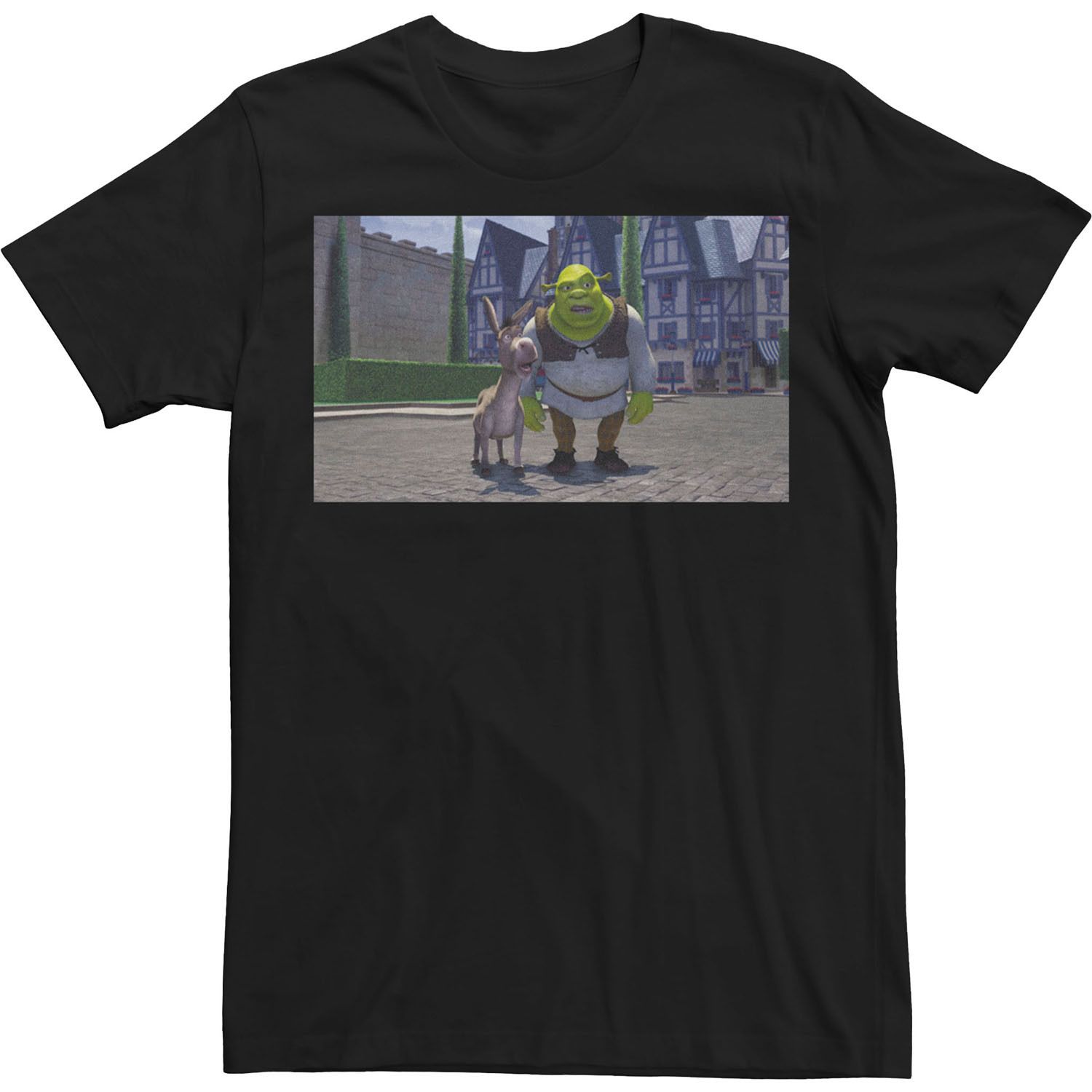 Мужская футболка с плакатом Shrek Wait Shrek Licensed Character