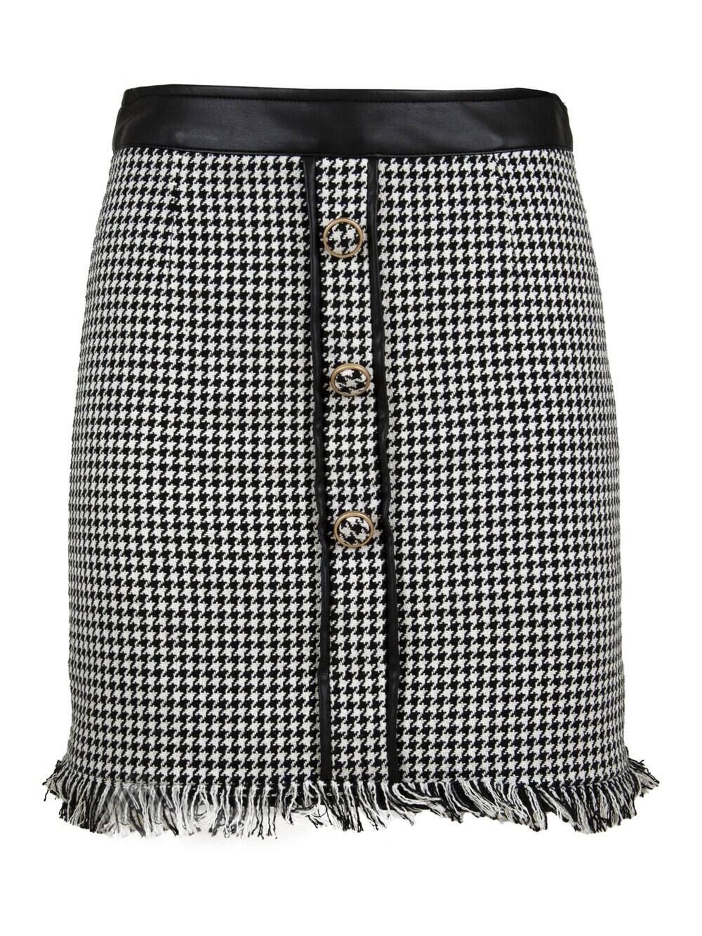 

Юбка Influencer Houndstooth, черный