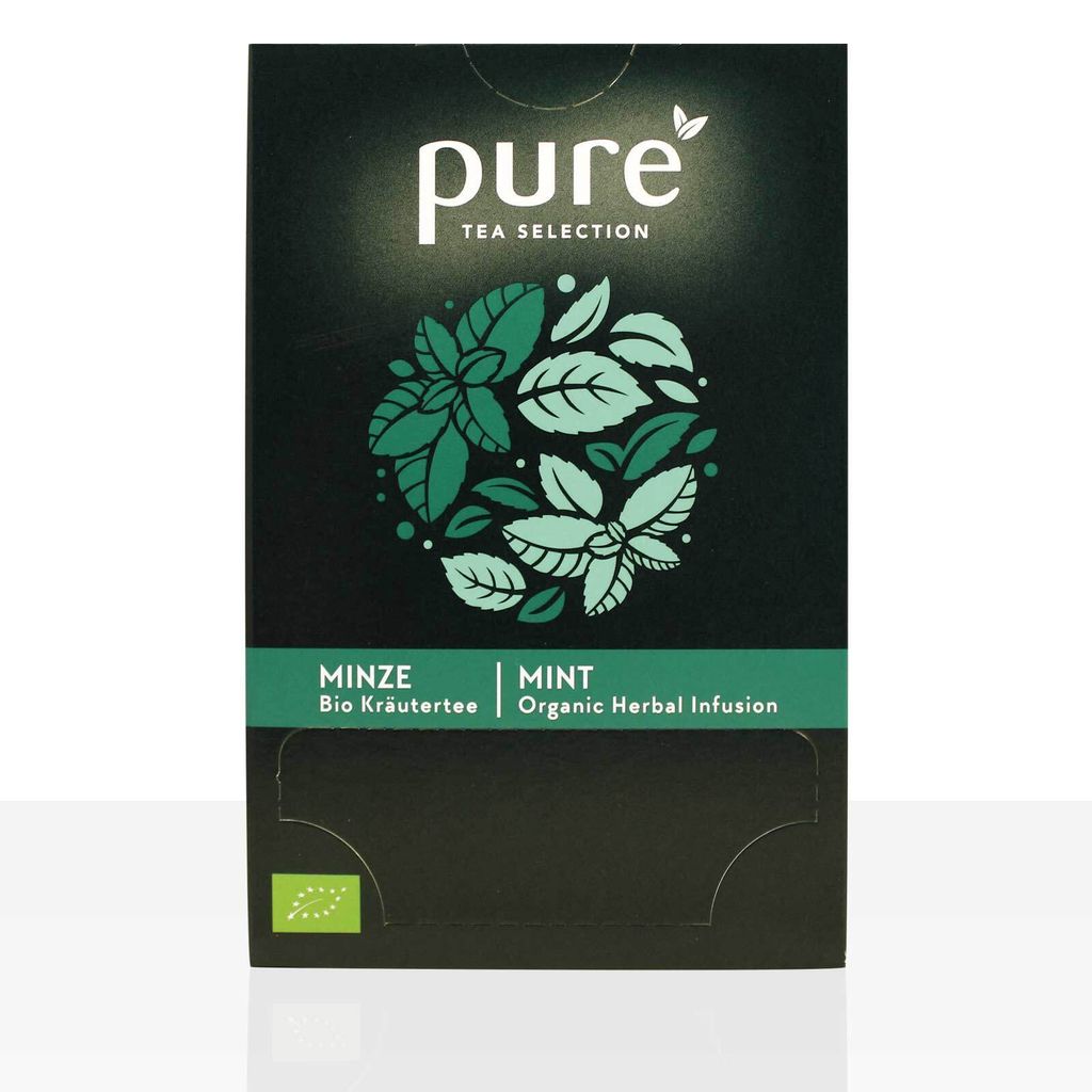 

Травяной чай PURE Tea Selection с мятой и перечной мятой, 25 чайных пакетиков по 1,5 г