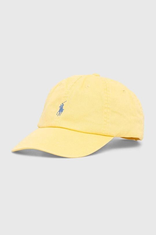 

Хлопковая бейсболка Polo Ralph Lauren, желтый