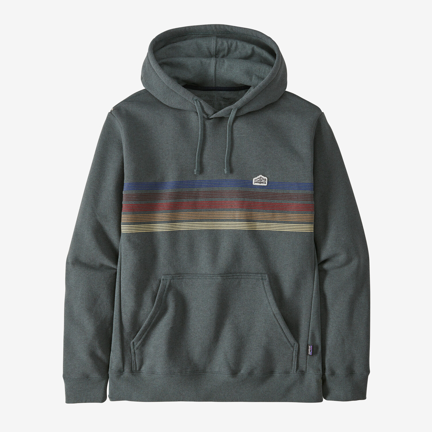 

Толстовка Uprisal с логотипом Line Ridge Stripe Patagonia, нуво зеленый