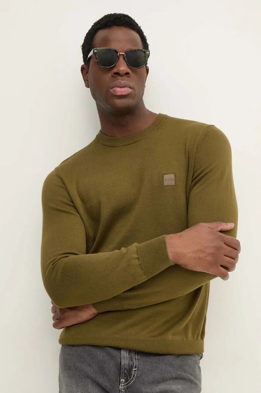 

Свитер BOSS с добавлением кашемира BOSS CASUAL Boss Orange, зеленый