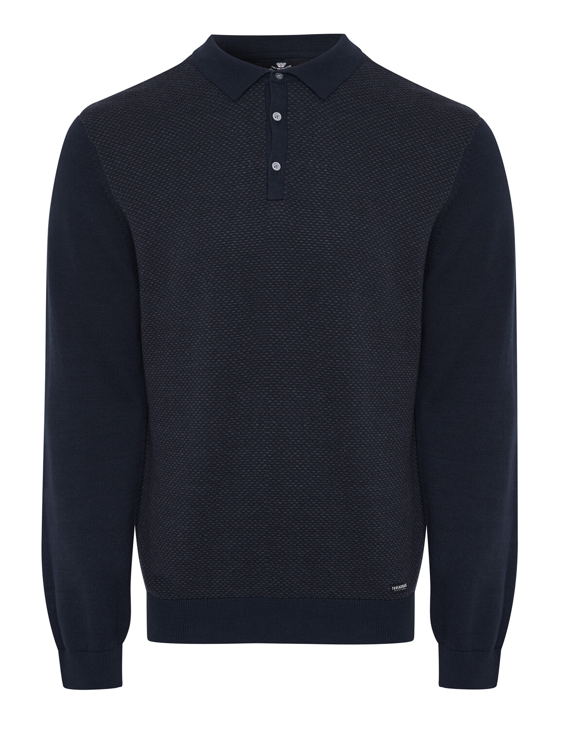 

Поло Threadbare Langarm Polo Luke, темно-синий