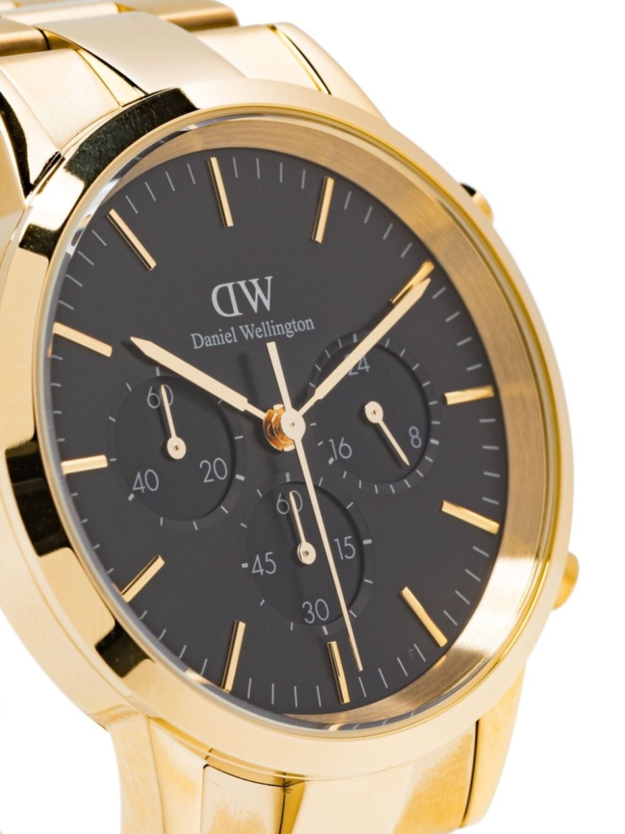 

Daniel Wellington Iconic Chronograph Link 42 мм, черный