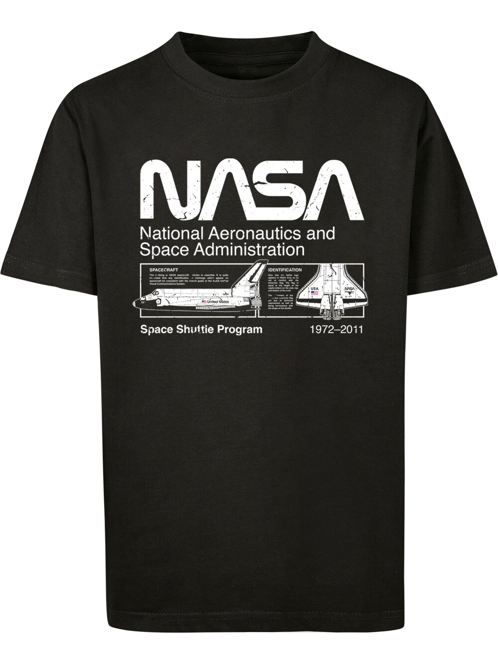 Рубашка F4Nt4Stic NASA Classic Space Shuttle Black, черный цена и фото