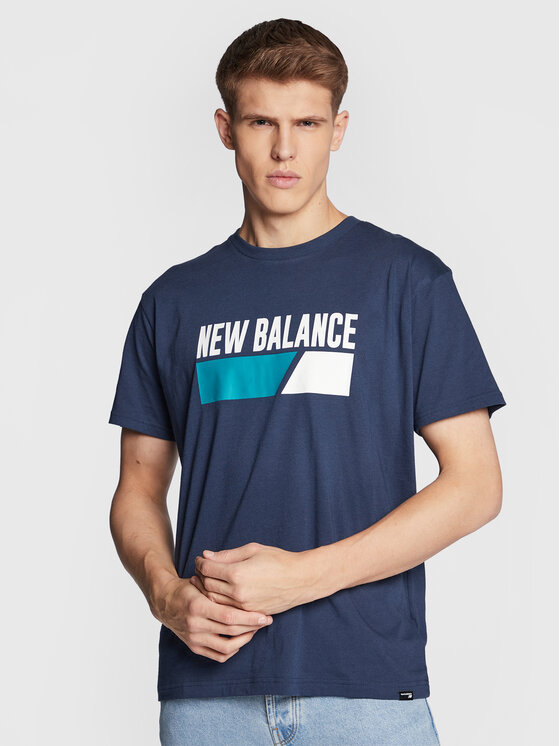 Футболка свободного кроя New Balance, синий