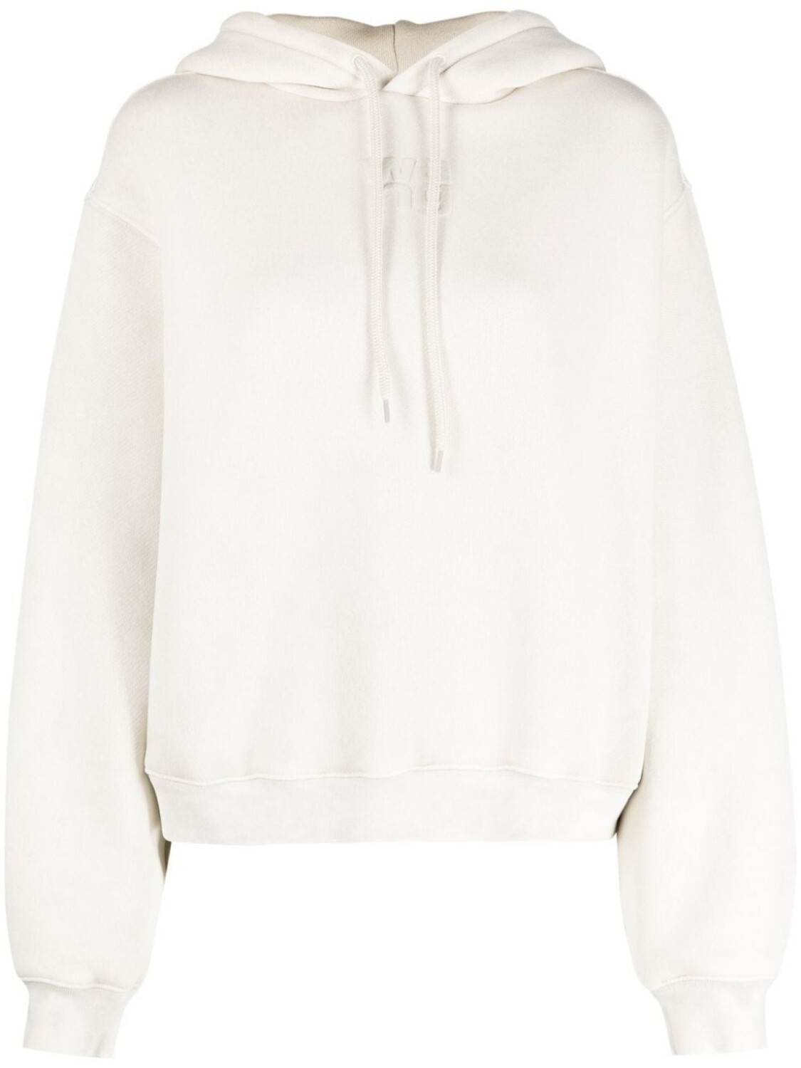 

Alexander Wang укороченное худи, нейтральный цвет