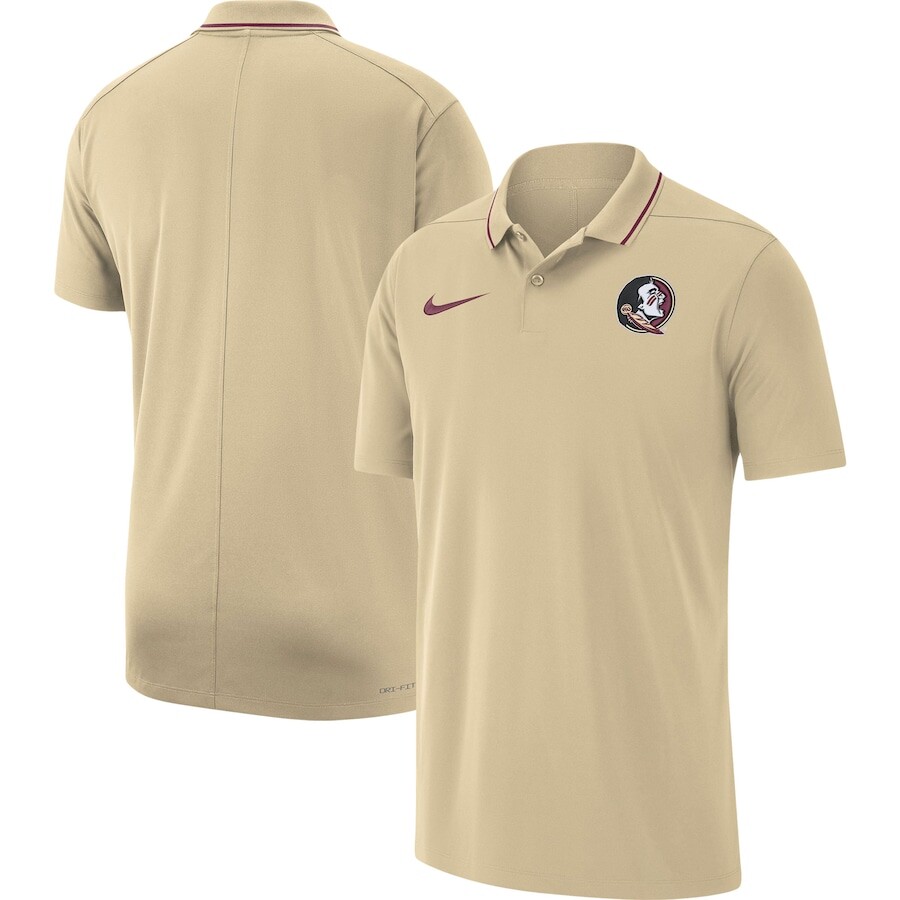 

Поло с коротким рукавом Nike Florida State Seminoles, золотой