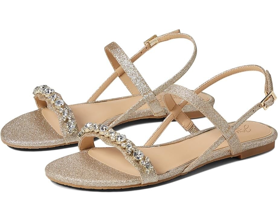 

Сандалии Jewel Badgley Mischka Osmond, цвет Light Gold