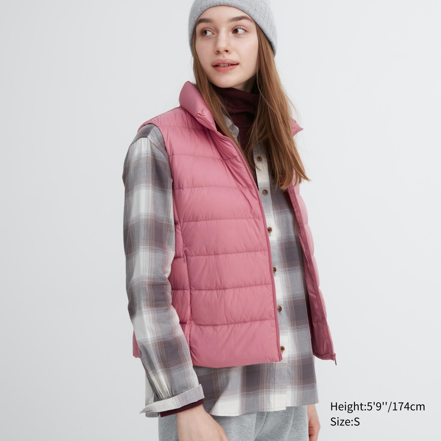 

Жилетка Uniqlo женская сверхлегкая, розовый